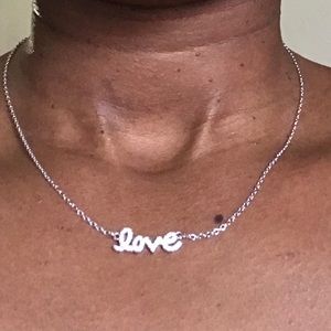 🎉SOLD SOLD💯 929 Sterling Silver Vintage Love Necklace 🎉